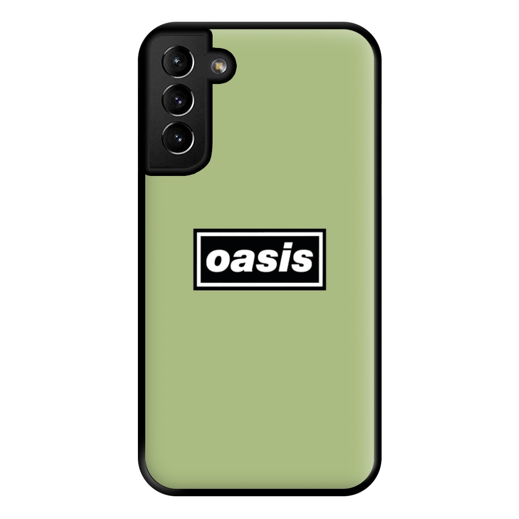 Band Name Green Phone Case for Galaxy S21 Plus