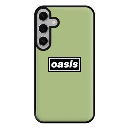 Band Name Green Phone Case for Galaxy S24FE