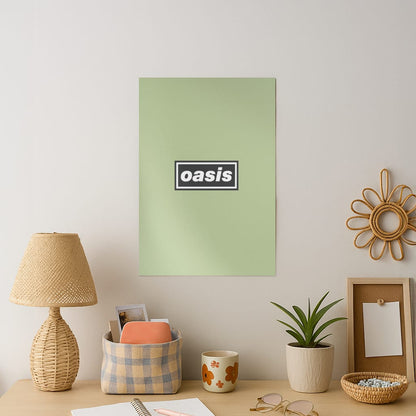 Band Name Green Art Print