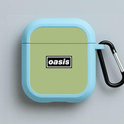 Band Name Green Blue AirPods Case