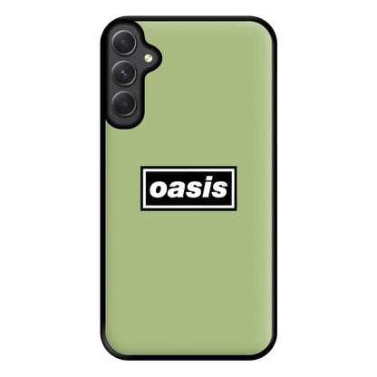 Band Name Green Phone Case for Galaxy A54