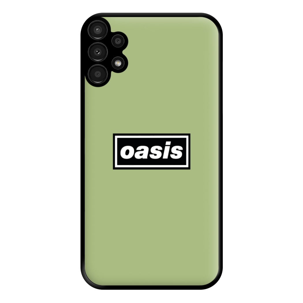 Band Name Green Phone Case for Galaxy A13