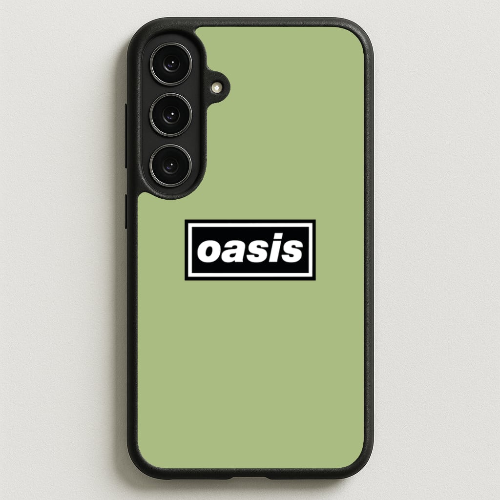 Band Name Green Phone Case for Galaxy S25FE