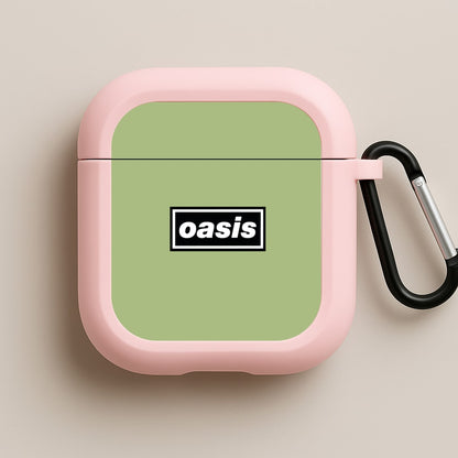 Band Name Green Pink AirPods Case