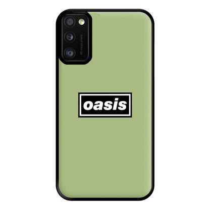 Band Name Green Phone Case for Galaxy A41