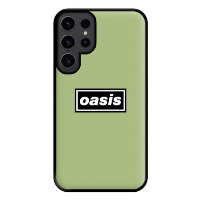 Band Name Green Phone Case for Galaxy S23 Ultra