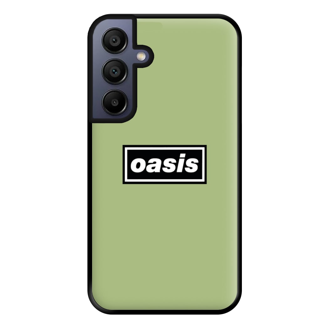 Band Name Green Phone Case for Galaxy A15