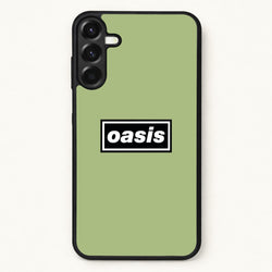 Band Name Green Phone Case for Galaxy A37