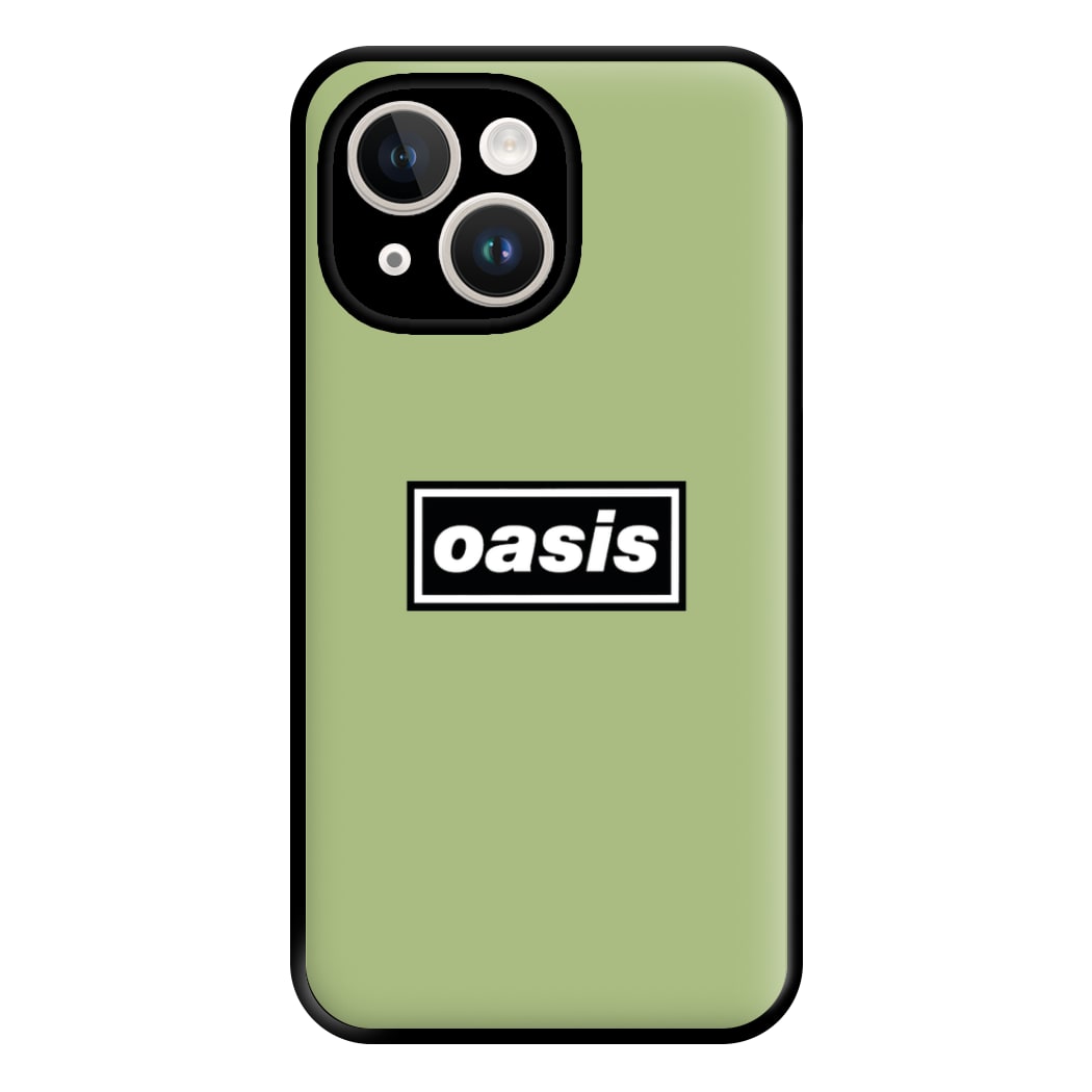 Band Name Green Phone Case for iPhone 14 Plus