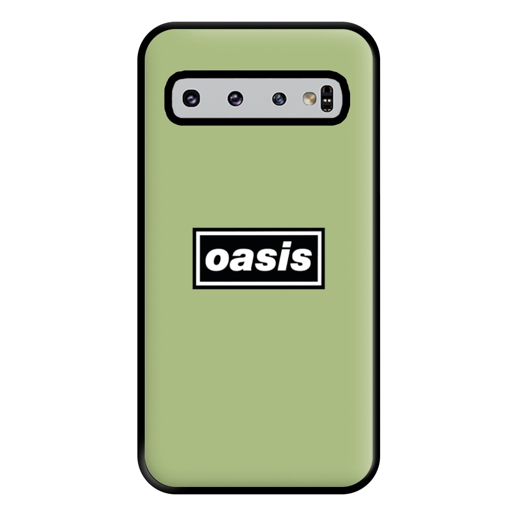 Band Name Green Phone Case for Galaxy S10 Plus