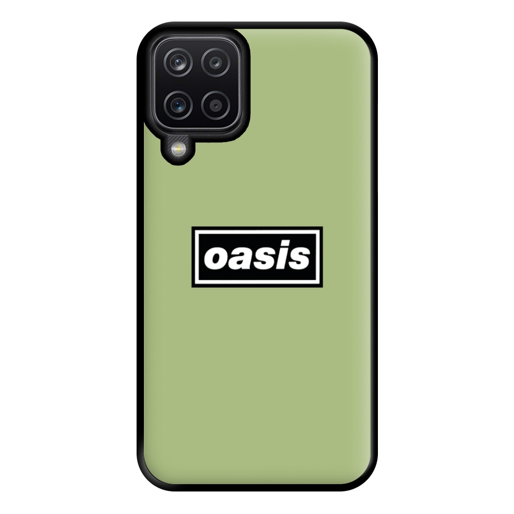 Band Name Green Phone Case for Galaxy A12