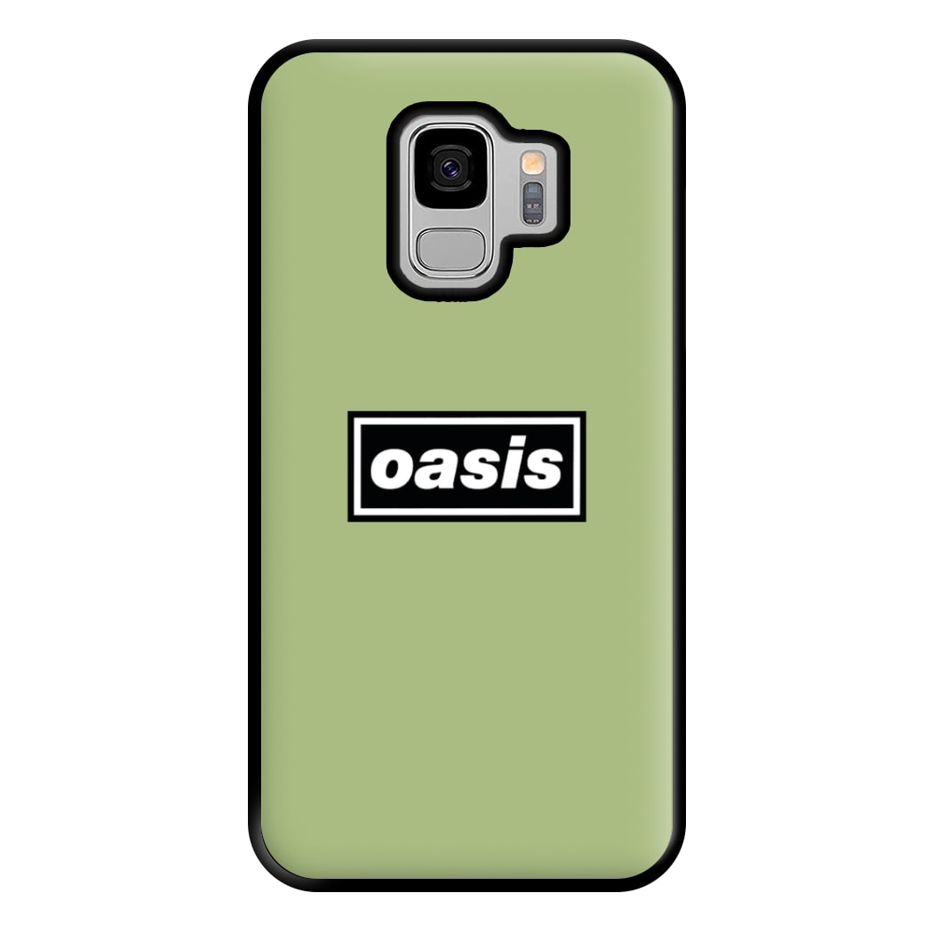 Band Name Green Phone Case for Galaxy S9 Plus