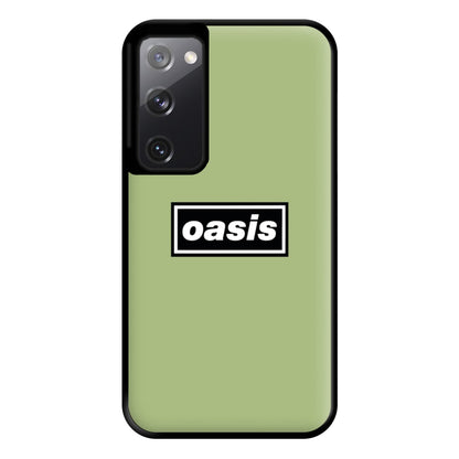 Band Name Green Phone Case for Galaxy S20FE