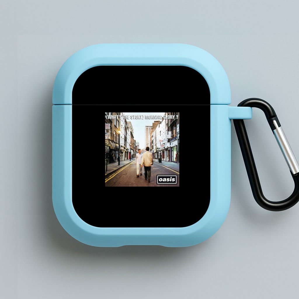 What's The Story Blue AirPods Case