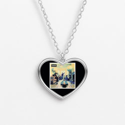 Definitely Maybe - Oasis Heart Necklace