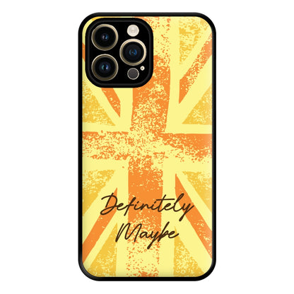 Definitely Maybe Phone Case for iPhone 14 Pro Max