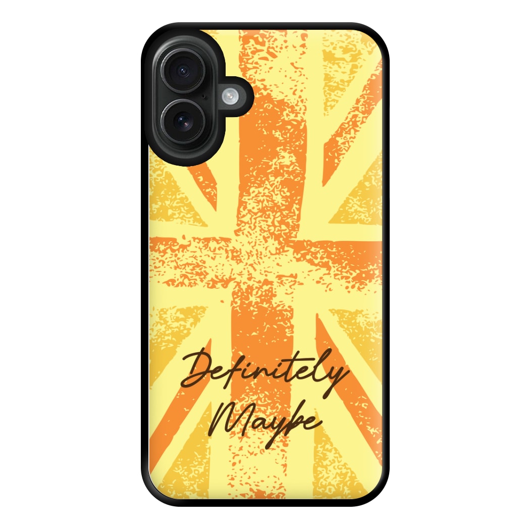 Definitely Maybe Phone Case for iPhone 16 Plus