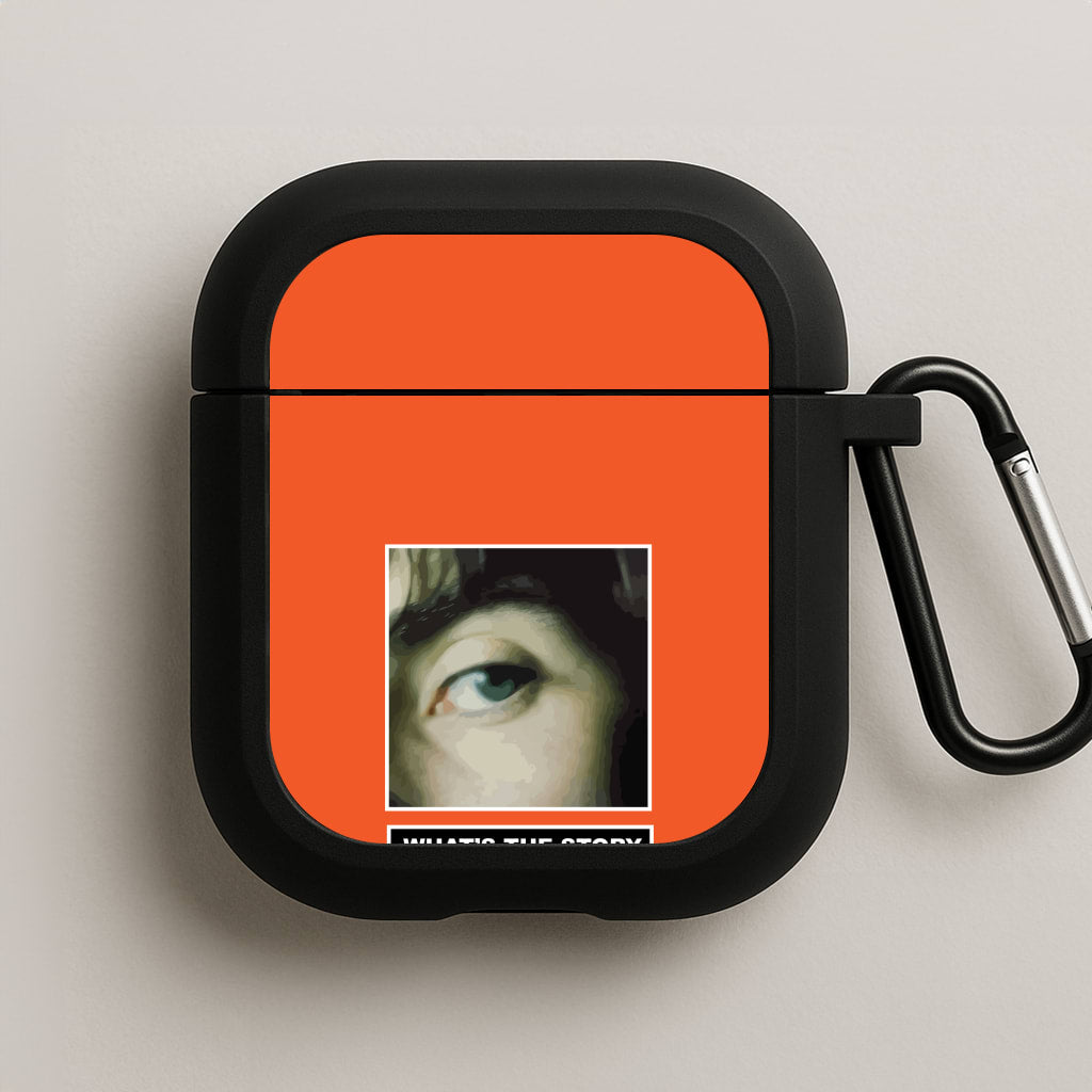 What's The Story Orange AirPods Case