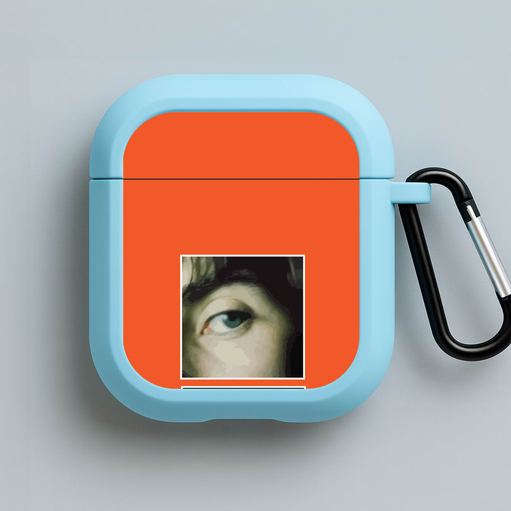 What's The Story Orange Blue AirPods Case