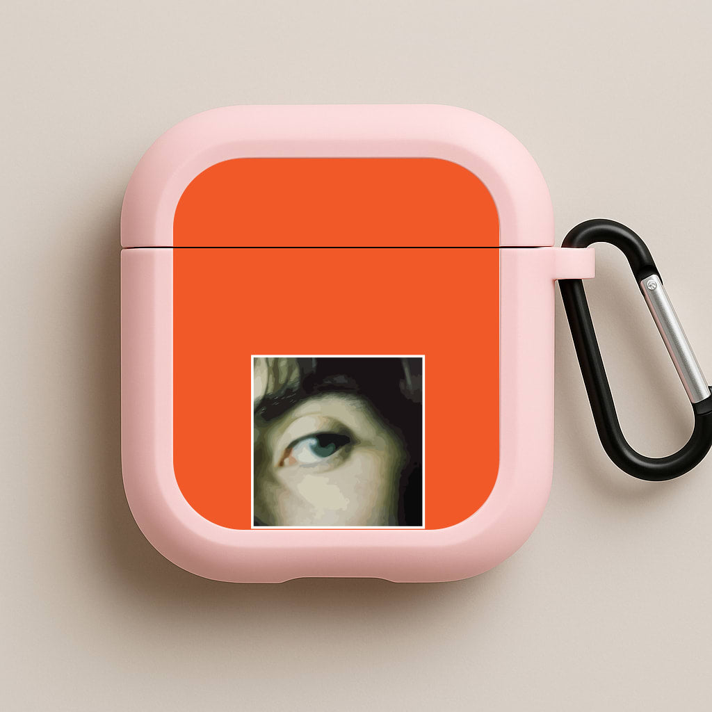 What's The Story Orange Pink AirPods Case