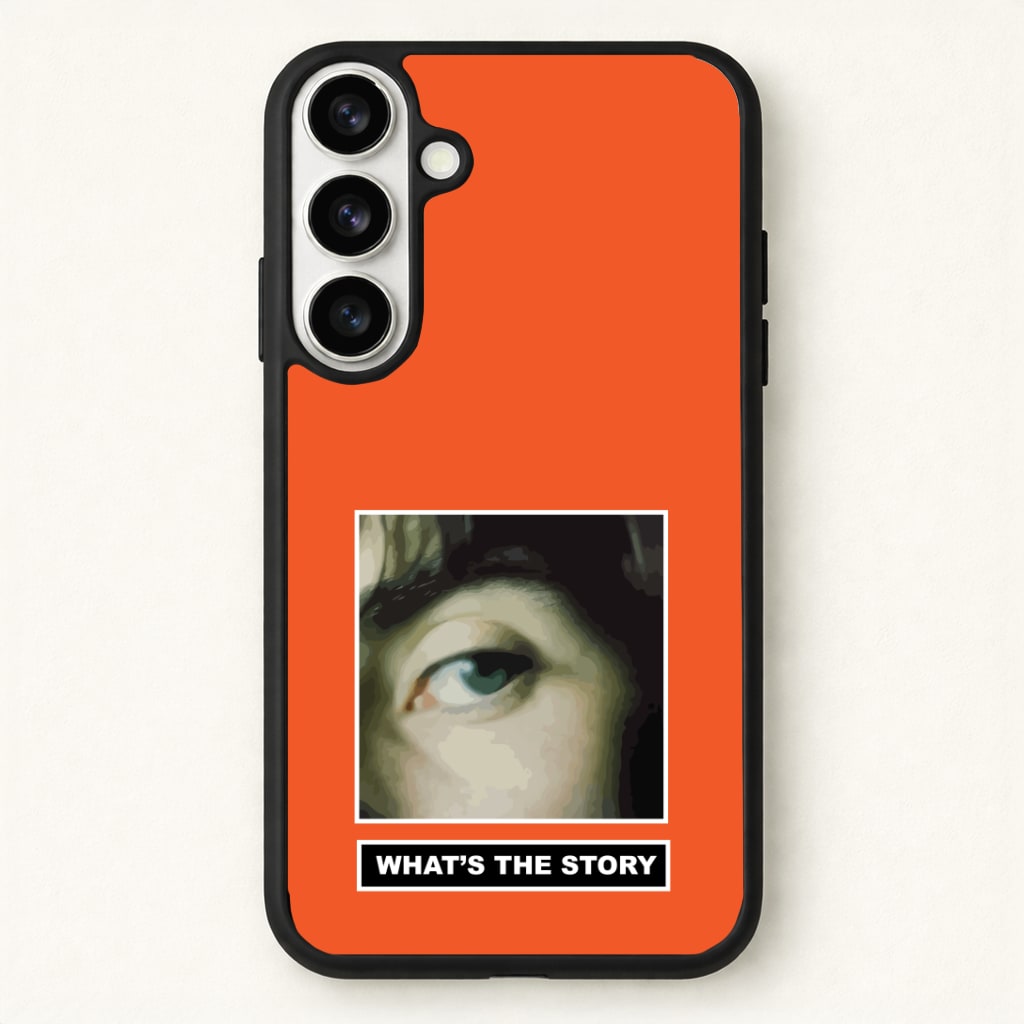 What's The Story Orange Phone Case for Galaxy S26 Plus