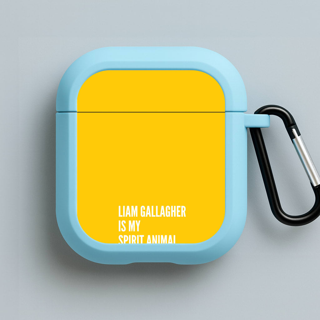 Liam Is My Spirit Animal Blue AirPods Case