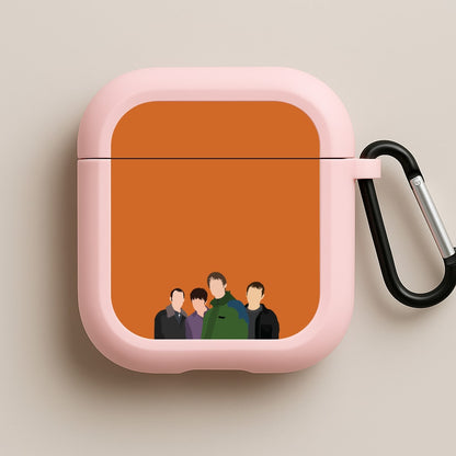 Rock Band Members Pink AirPods Case