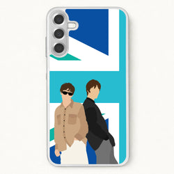 British Flag Band Members Phone Case for Galaxy A57