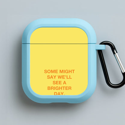 A Brighter Day Blue AirPods Case