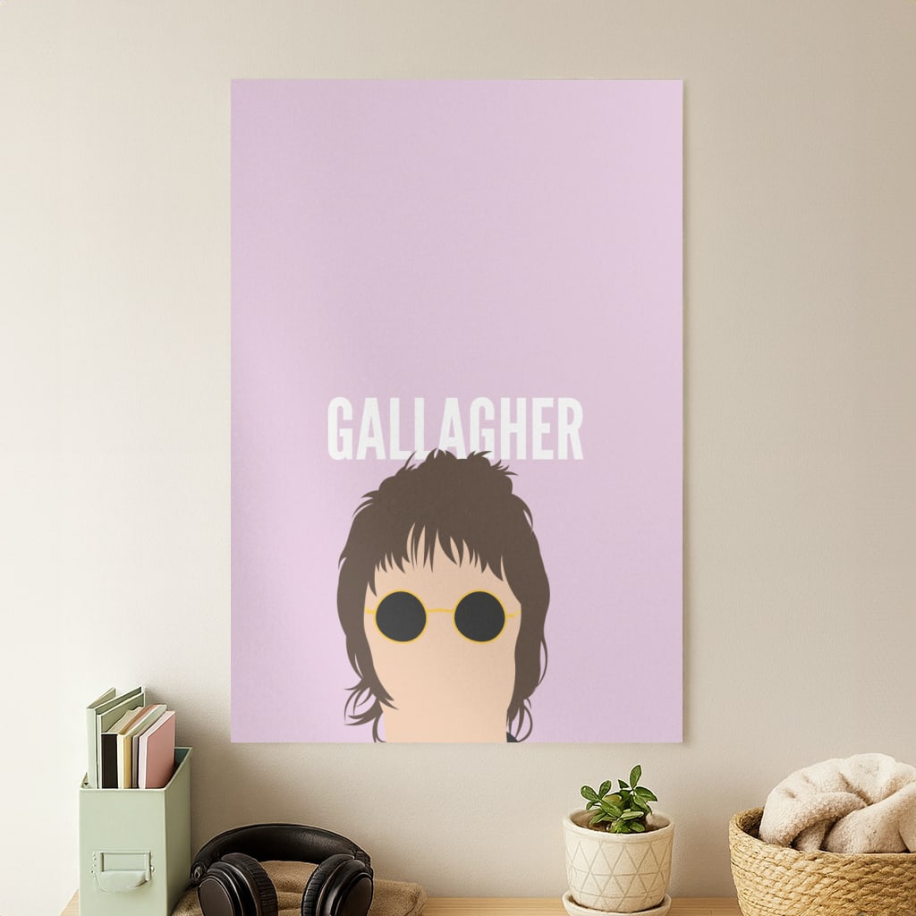 Rock Band Member Purple Poster