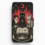 Occult Cat Coven Flip / Wallet Phone Case 1