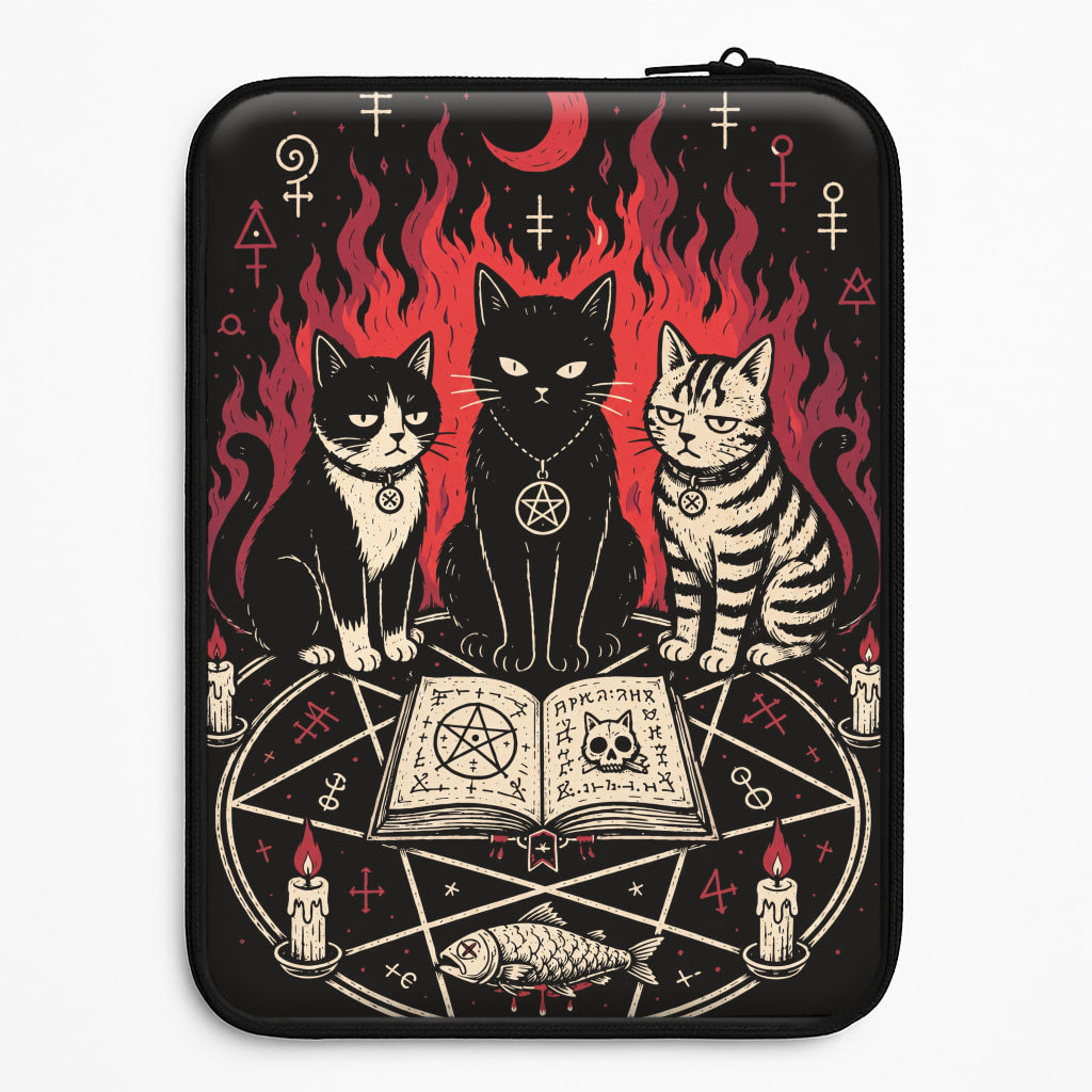 Occult Cat Coven Laptop Sleeve