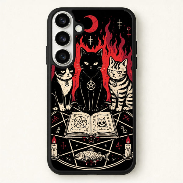 Occult Cat Coven Phone Case - Galaxy S26 / Standard