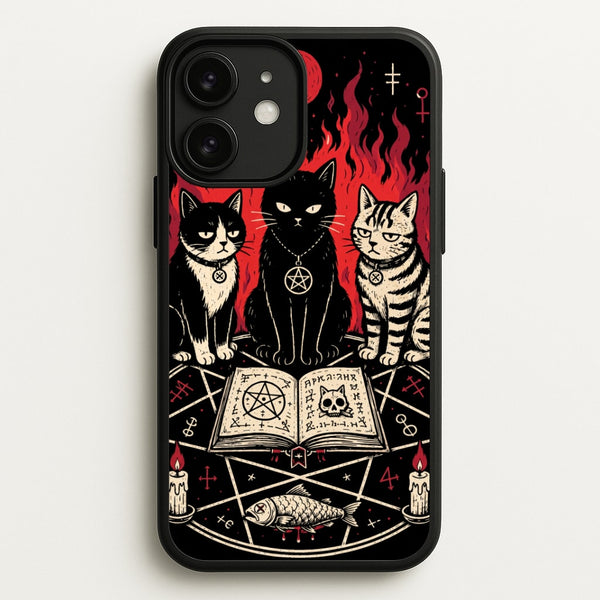 Occult Cat Coven Phone Case - iPhone 11 / Standard