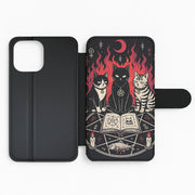 Occult Cat Coven Flip / Wallet Phone Case 2