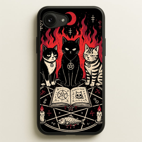 Occult Cat Coven Phone Case - iPhone 17e / Standard