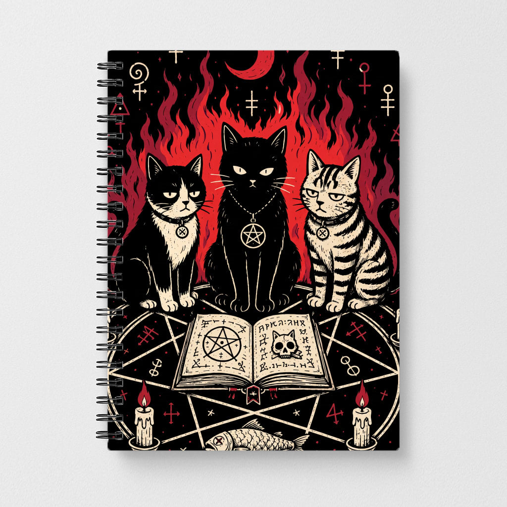 Occult Cat Coven Notebook