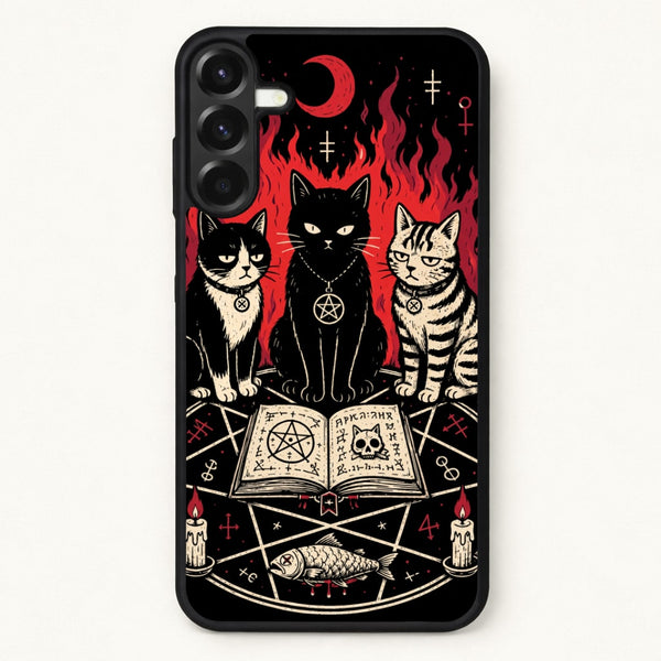 Occult Cat Coven Phone Case - Galaxy A17 / Standard