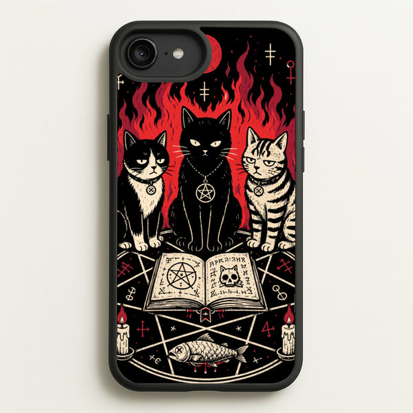 Occult Cat Coven Phone Case - iPhone 6 Plus / 7 Plus / 8 Plus / Standard