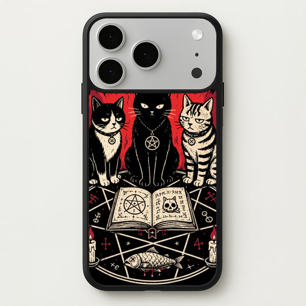 Occult Cat Coven Phone Case - iPhone 17 Pro Max / Standard