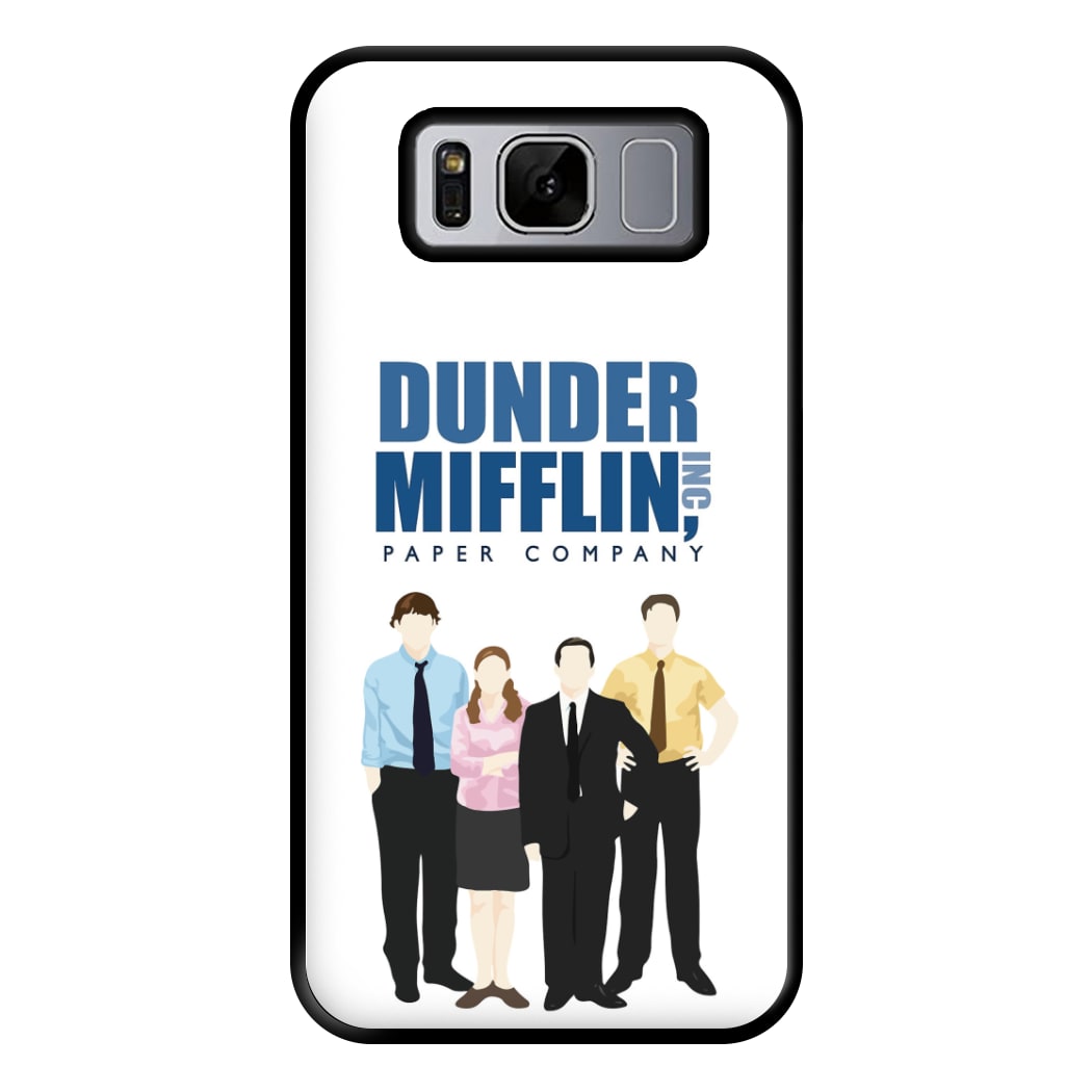 Office Cartoon - Dunder Mifflin Phone Case for Galaxy S8 Plus