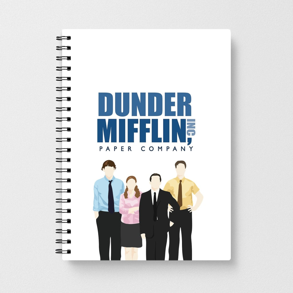 The Office Cartoon - Dunder Mifflin Notebook - Fun Cases