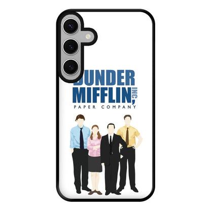 Office Cartoon - Dunder Mifflin Phone Case for Galaxy S24FE