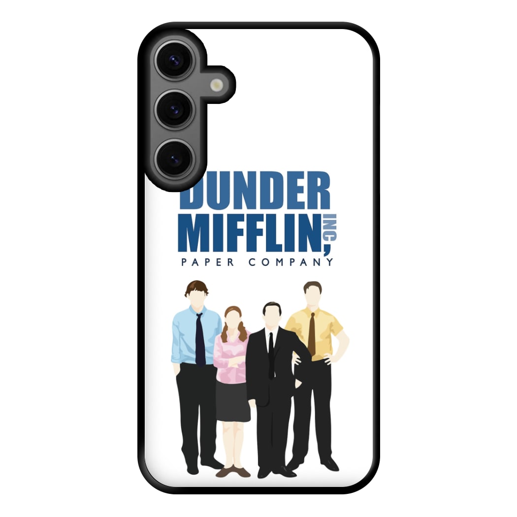 Office Cartoon - Dunder Mifflin Phone Case for Galaxy S23FE