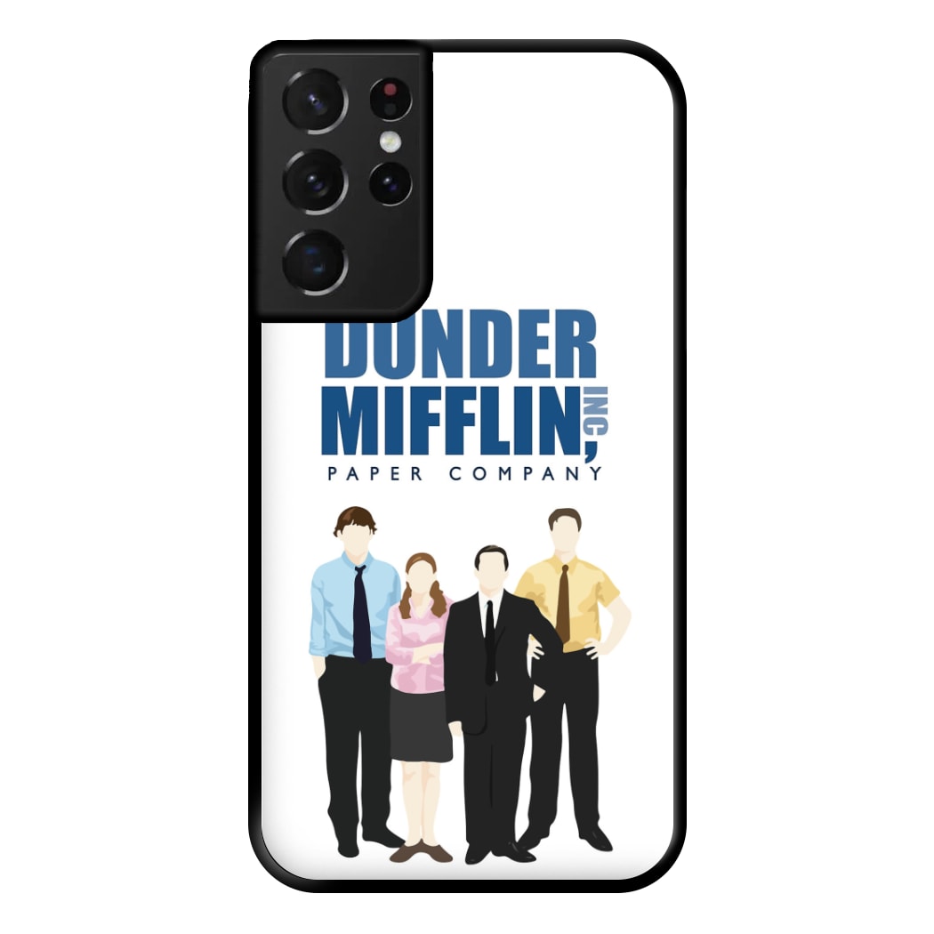 Office Cartoon - Dunder Mifflin Phone Case for Galaxy S21 Ultra