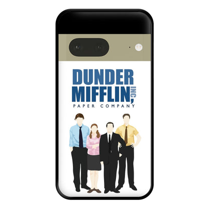 Office Cartoon - Dunder Mifflin Phone Case for Google Pixel 7a