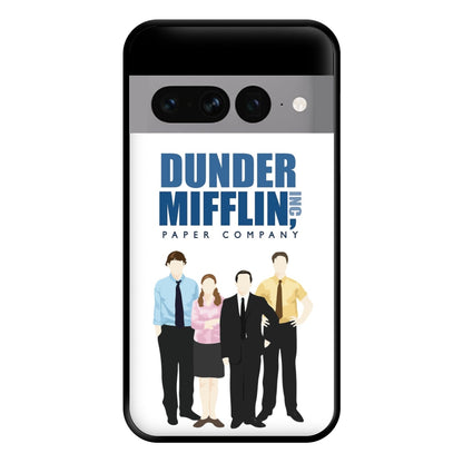 Office Cartoon - Dunder Mifflin Phone Case for Google Pixel 7 Pro