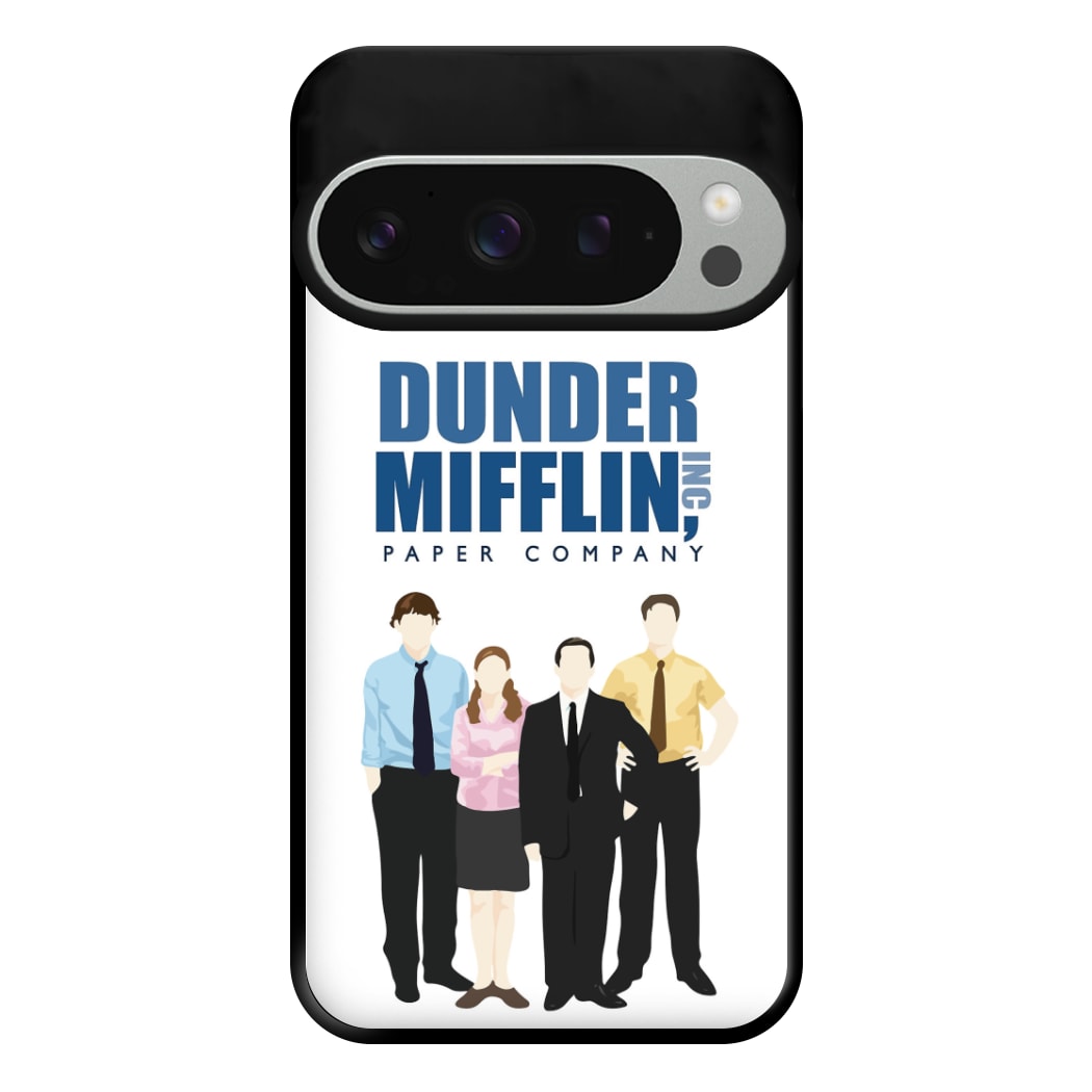 Office Cartoon - Dunder Mifflin Phone Case for Google Pixel 9 Pro XL