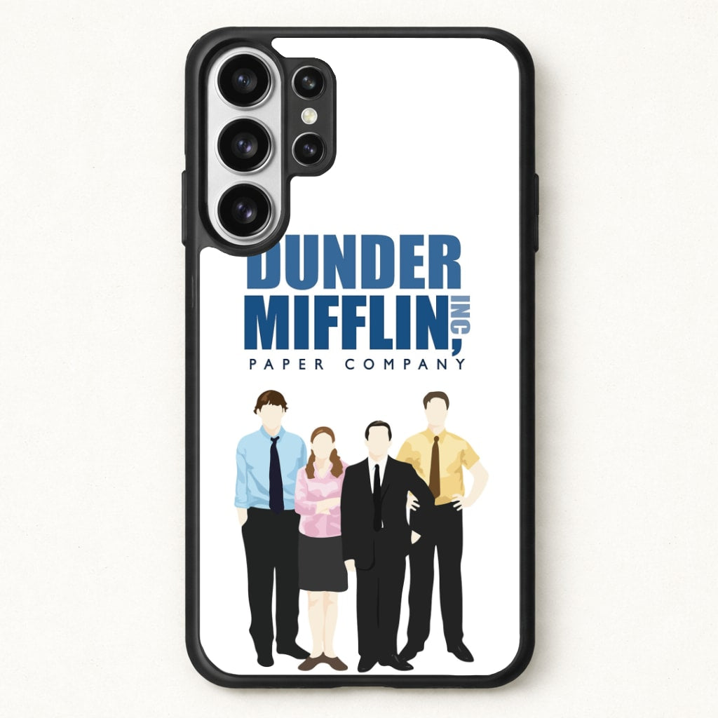 Office Cartoon - Dunder Mifflin Phone Case for Galaxy S26 Ultra