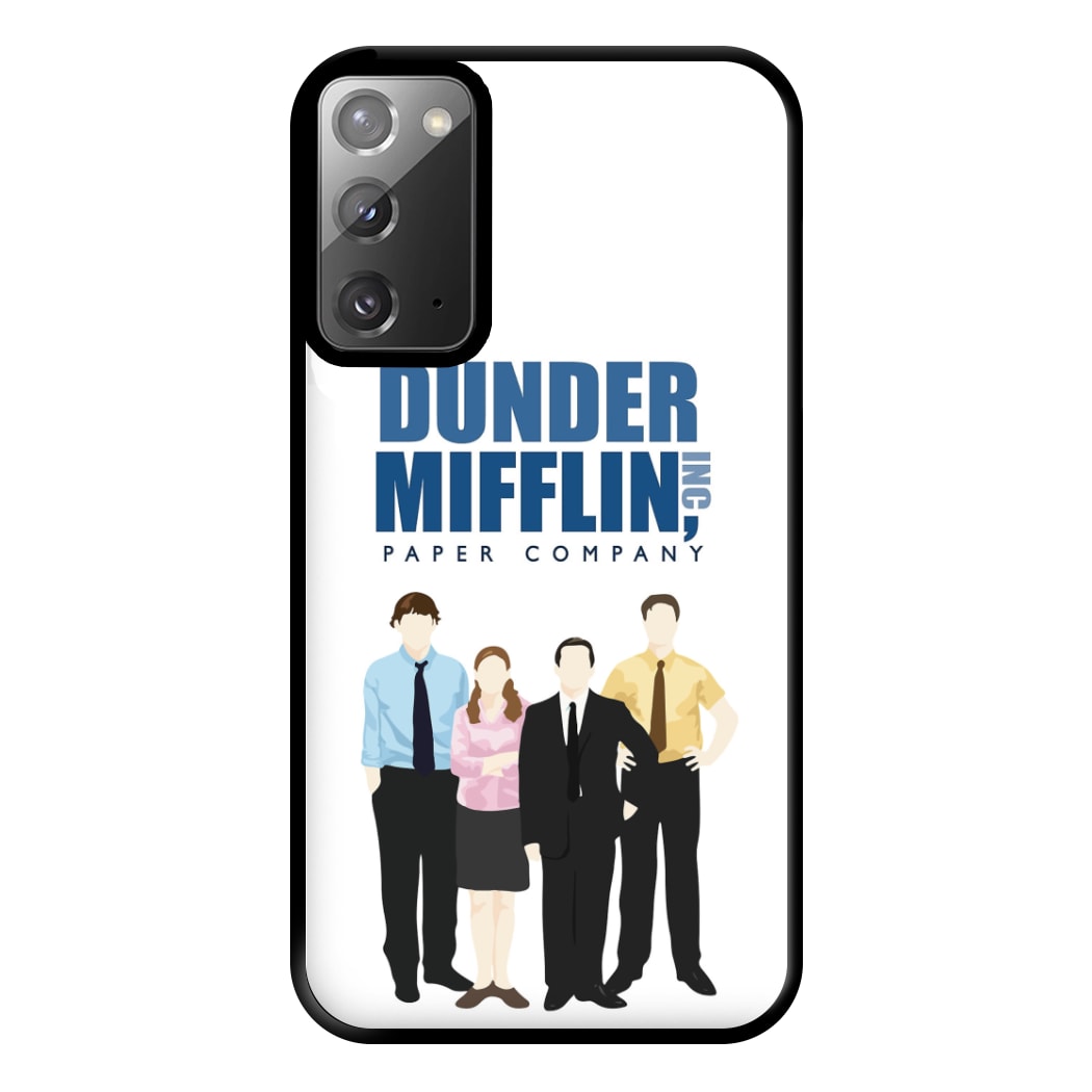 Office Cartoon - Dunder Mifflin Phone Case for Galaxy Note 20 Ultra